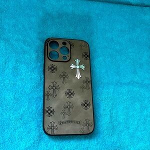 Chrome hearts cross phone case